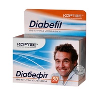 Диетическая добавка «Диабефит», 50 капсул